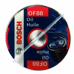 BOSCH OF88 F 026 408 888 Oil filter with gasket/seal Filter Insert
