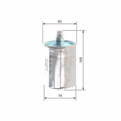 BOSCH 0986AF8092 Gasoline Fuel Filter - Compatible With Select Mercede