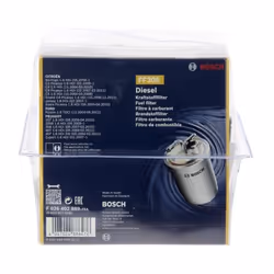 BOSCH F 026 402 889 Fuel Filter In-Line Filter PEUGEOT: 3008 I, 207 Hatchback, Expert II Tepee, FORD: FIESTA 6, Focus 2, FIESTA 5