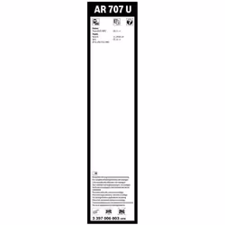 Bosch Wiper Blade Aerotwin AR707U, Length: 700mm â single front wiper blade