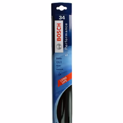 Bosch 34 Twin, Wiper blade, Black, Metal, Rubber, Punto, Clio II, Avensis, WEEE, CTP, 70 mm