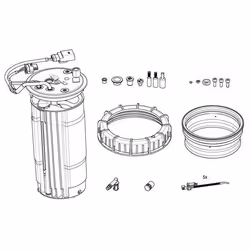 Heating, tank unit (urea injection); BOSCH; for VW; 2E0198970