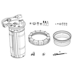 BOSCH F 01C 600 256 Heating, tank unit (urea injection)