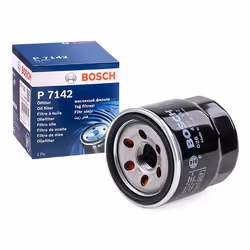 Oil filter; BOSCH; M 20 x 1,5 with one anti-return valve Spin-on Filter; for HYUNDAI, KIA; 2630002502, 2630002503, 2630003000 ...