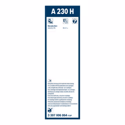 Wiper Blade Rear A230H, Length: 240mm â Rear Wiper Blade