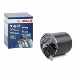 Fuel Filter; BOSCH; In-Line Filter 10 8; for MERCEDES-BENZ, INFINITI; 16401HG00A, 6420903152, 6420905352, 6420906052, A642090 ...