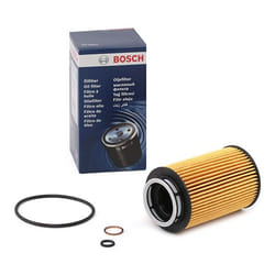 BOSCH F 026 407 158 Oil filter with gaskets/seals Filter Insert BMW: 7, 5 Saloon, 5 Touring, ROLLS-ROYCE: Ghost
