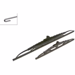 Bosch Wiper Blade Twin Spoiler 535S, Length: 530mm/340mm â set of front wiper blades