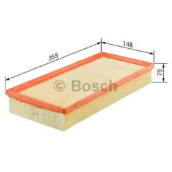 BOSCH F 026 400 409 Air filter 79 148 355 Filter Insert BMW: 3 Saloon, X5, 5 Saloon