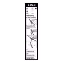 Wiper Blade Aerotwin A650U, Length: 650mm â Single Front Wiper Bladess