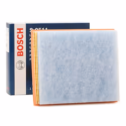 Air filter; BOSCH; 57 205 239,4 Filter Insert; for CITROËN, PEUGEOT, DS, TOYOTA, OPEL; 9802348680, 3639671, 9802348680, SU001 ...