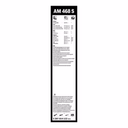 Wiper Blade Aerotwin AM468S, Length: 650mm/400mm â Set of Front Wiper Blades - Only for Left-Hand Drive (EU)