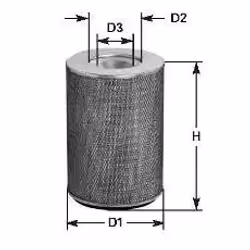 Air filter; BOSCH; 333,5 248 248 Filter Insert; for GINAF, IVECO; 42471161, 42553256, 500392986, 5021188041, 7424993461