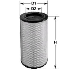 BOSCH F 026 400 535 Air filter 415 331,5 Filter Insert RENAULT TRUCKS: T-Serie