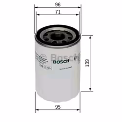 BOSCH F 026 407 198 Oil filter 1" 12 UNF with one anti-return valve Spin-on Filter NISSAN: TERRANO 2, Patrol GR 5 SUV, ALMERA 1 Hatchback - Additional view 5