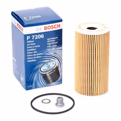 Oil filter; BOSCH; with gaskets/seals Filter Insert; for CHRYSLER, LANCIA; 68031597AB, 68031597AB, 00K68031597AB, K68031597AA ...