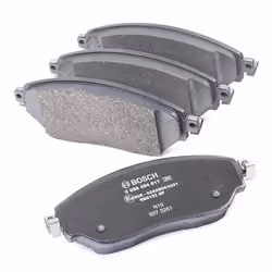 BOSCH 0 986 494 817 Brake pad set Low-Metallic with anti-squeak plate RENAULT: Trafic 3, Trafic 3 Bus, FIAT: Talento Van