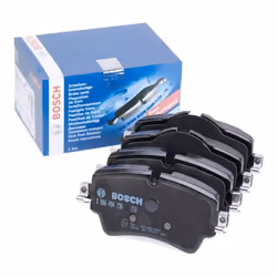 Brake pad set; BOSCH; Low-Metallic excl. wear warning contact; for MINI, BMW; 34106874034, 34106863293, 34106874034, 34116860 ...