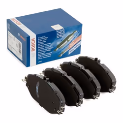 Brake pad set; BOSCH; Low-Metallic; for MERCEDES-BENZ; 0004209103, 0004209300, 0084202820, 0084203820, 4209103