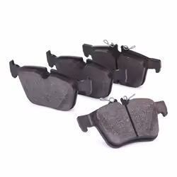 BOSCH 0 986 494 752 Brake pad set Low-Metallic incl. wear warning contact AUDI: A3 Sportback, A3 Saloon, TT Coupe, MERCEDES-BENZ: C-Class T-modell