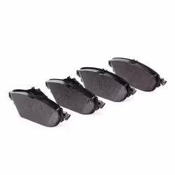 BOSCH 0 986 494 951 Brake pad set Low-Metallic with anti-squeak plate MERCEDES-BENZ: C-Class Saloon, B-Class, E-Class Saloon