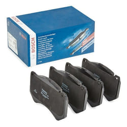 BOSCH 0 986 494 990 Brake pad set Low-Metallic with anti-squeak plate MERCEDES-BENZ: E-Class Saloon, C-Class Saloon, E-Class T-modell
