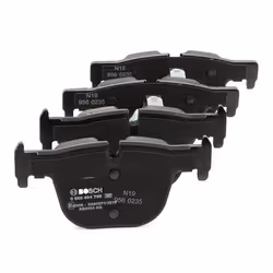 BOSCH 0 986 494 786 Brake pad set Low-Metallic with piston clip, with anti-squeak plate BMW: 3 Saloon, 3 Touring, 4 Gran Coupe