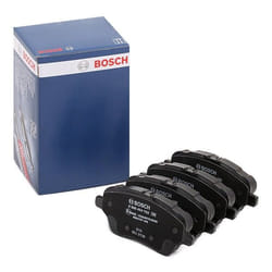 BOSCH 0 986 494 792 Brake pad set Low-Metallic with anti-squeak plate FORD: B-Max, FIESTA 6, Transit Courier Van