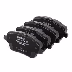 BOSCH 0 986 494 792 Brake pad set Low-Metallic with anti-squeak plate FORD: B-Max, FIESTA 6, Transit Courier Van