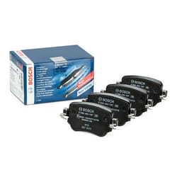 BOSCH 0 986 494 797 Brake pad set Low-Metallic with anti-squeak plate SEAT: Leon III Hatchback, Leon III ST, Leon ST Box Body / Estate