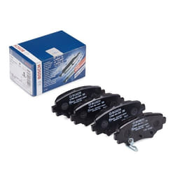BOSCH 0 986 494 803 Brake pad set Low-Metallic with integrated wear sensor MAZDA: 3 Box Body / Hatchback, 3 Hatchback, 3 Saloon