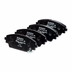 BOSCH 0 986 494 804 Brake pad set Low-Metallic with acoustic wear warning MAZDA: 3 Box Body / Hatchback, CX-3, 3 Hatchback