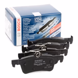 Brake pad set; BOSCH; Low-Metallic with anti-squeak plate; for PEUGEOT; 1611331480, 1611331480, 1647875880