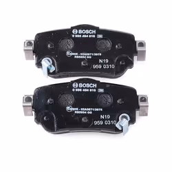 BOSCH 0 986 494 816 Brake pad set Low-Metallic with acoustic wear warning NISSAN: Leaf II, Qashqai 2, X-Trail, RENAULT: Kadjar, Koleos 2