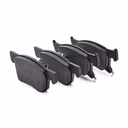 BOSCH 0 986 494 823 Brake pad set Low-Metallic with integrated wear warning contact with piston clip, with anti-squeak plate VAUXHALL: Corsa Mk4, Adam