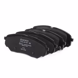 BOSCH 0 986 494 827 Brake pad set Low-Metallic with acoustic wear warning with anti-squeak plate HYUNDAI: Santa Fé IV, SANTA FE 3, KIA: SORENTO 3