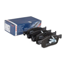 BOSCH 0 986 494 831 Brake pad set Low-Metallic with piston clip, with anti-squeak plate JAGUAR: F-Pace, XF Saloon, E-Pace