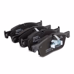 BOSCH 0 986 494 831 Brake pad set Low-Metallic with piston clip, with anti-squeak plate JAGUAR: F-Pace, XF Saloon, E-Pace