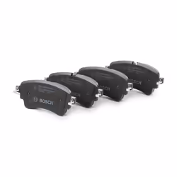 Brake pad set; BOSCH; Low-Metallic with anti-squeak plate; for AUDI, VOLKSWAGEN, VW; 4N0698451, 80A698451B, 80A698451Q, 80A69 ...
