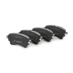 BOSCH 0 986 494 833 Brake pad set Low-Metallic with anti-squeak plate AUDI: A6 C8 Avant, A7 Sportback, A5 B9 Sportback, VOLKSWAGEN: Touareg III