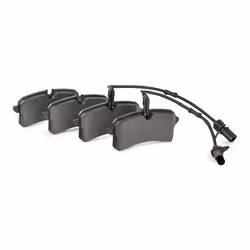 BOSCH 0 986 494 842 Brake pad set Low-Metallic incl. wear warning contact with anti-squeak plate AUDI: A8 D4, PORSCHE: Macan, BENTLEY: Mulsanne