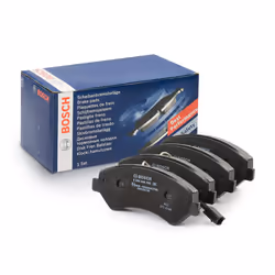 BOSCH 0 986 494 799 Brake pad set Low-Metallic with integrated wear sensor with anti-squeak plate, with mounting manual PEUGEOT: Boxer Van - Additional view 6