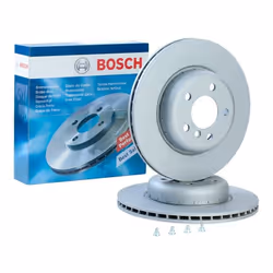 Brake disc; BOSCH; 330 24 5 120 two-part brake disc, Vented Coated High-carbon; for BMW; 34116794429, 34116896652