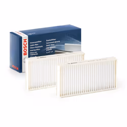 Pollen filter; BOSCH; Particulate Filter 233 114,5 32; for BMW, MINI; 64116823724, 64116835404, 64119321876, 64316835404, 643 ...