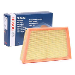 BOSCH F 026 400 423 Air filter 46 275 168,5 Filter Insert LAND ROVER: Discovery Sport, Range Rover Evoque, JAGUAR: E-Pace