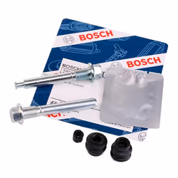 Guide Sleeve Kit, brake caliper; BOSCH; with fastening/mounting material; for MAZDA, MITSUBISHI