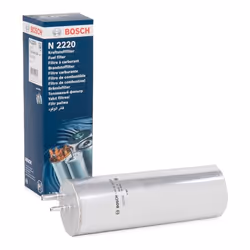 Fuel Filter; BOSCH; In-Line Filter 10 8; for VOLKSWAGEN, VW; 7H0127401D, 7H0127401D, 7H0127401A, 7E0127401A, 7H0127401D