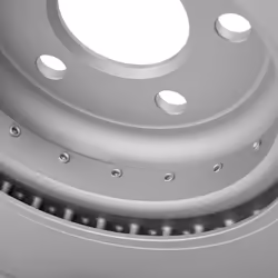 BOSCH Brake disc BMW: X3, 5 Saloon, 5 Touring 24mm 5 112mm two-part brake disc, Vented Coated High-carbon 0 986 479 F61 34206880079,34216860925 - Additional view 5