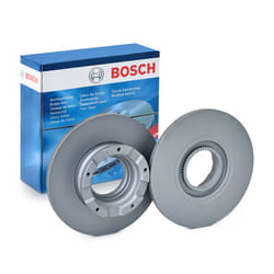 BOSCH Brake disc FORD: Transit Custom V362 Van, Transit Mk7 Van, Transit Mk7 Platform / Chassis 16mm 5 160mm solid Coated 0 986 479 F62 1764282