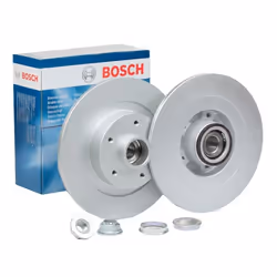 Brake disc; BOSCH; 290 11 5 114,3 solid Coated; for RENAULT; 432021878R, 432024962R, 432029176R